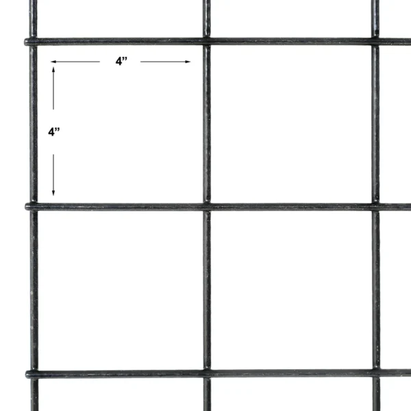 Welded Mesh Panel, 4" x 4" hole - 4' x 8' PVC