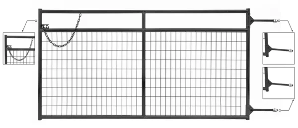 Mesh Farm Gate Details